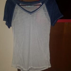 Baseball style tee